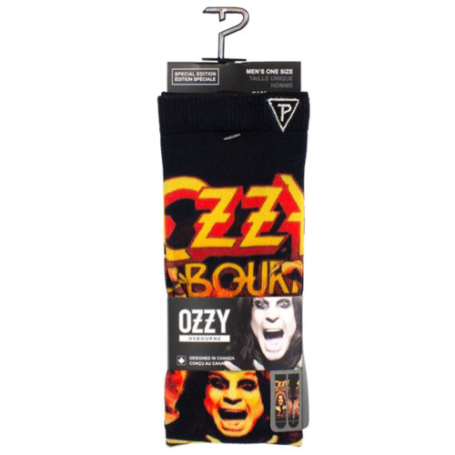 Ozzy Osbourne Prince of Darkness Sublimated Crew Socks 