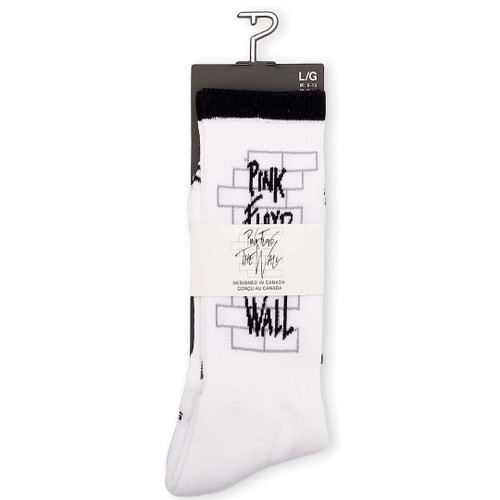 Pink Floyd The Wall Short Crew Socks - White Pink Floyd The Wall Short Crew Socks - White