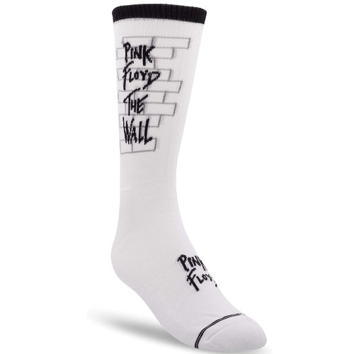 Pink Floyd The Wall Short Crew Socks - White Pink Floyd The Wall Short Crew Socks - White