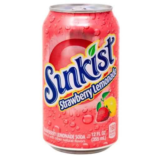 Sunkist Strawberry Lemonade Soda