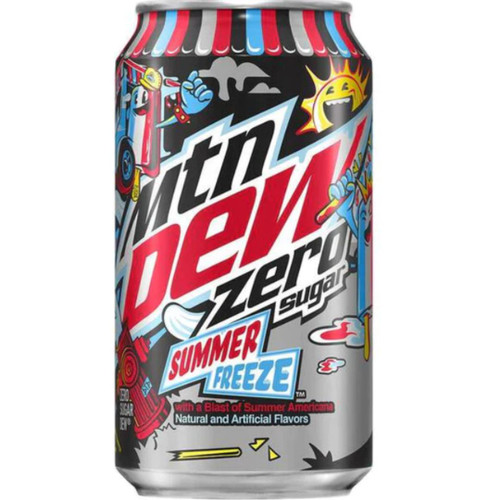  Mountain Dew Zero Sugar Summer Freeze Soda