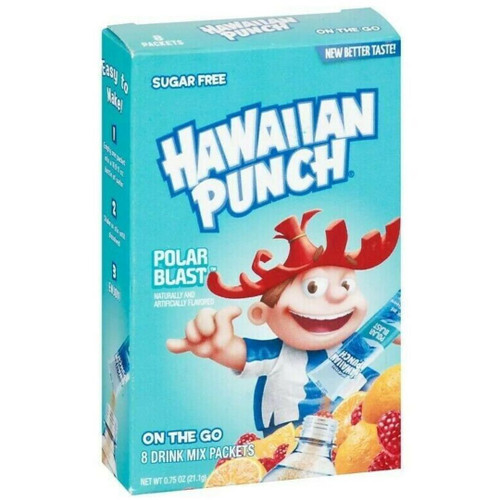 Hawaiian Punch Polar Blast Singles-to-Go Sugar-Free Drink Mix Packets