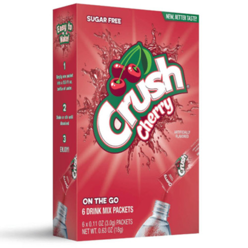 Cherry Crush Singles-to-Go Sugar-Free Drink Mix Packets