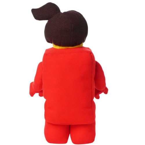 Lego Brick Suit Girl Plush Toy - Back View Lego Brick Suit Girl Plush Toy - Back View