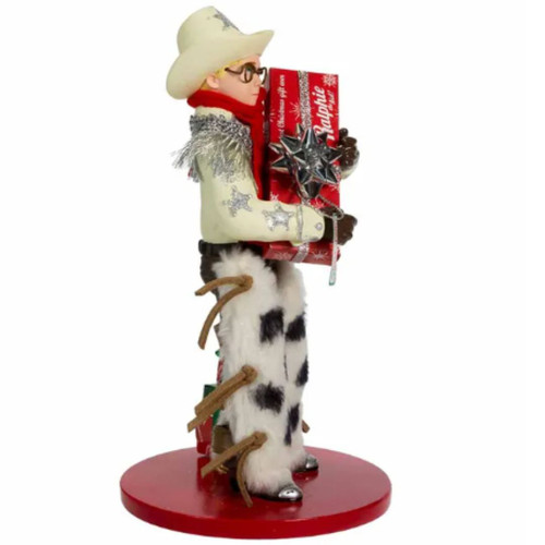A Christmas Story Cowboy Ralphie Fabriché Table Piece - Side View A Christmas Story Cowboy Ralphie Fabriché Table Piece - Side View