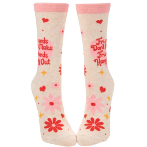 Friends Don't Make Friends Hang Out Women's Crew Socks by Blue Q