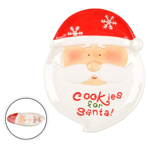 Cookies for Santa Ceramic Plate