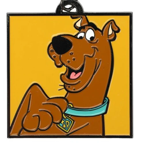 Scooby Doo with Snack Enamel Charm Keychain