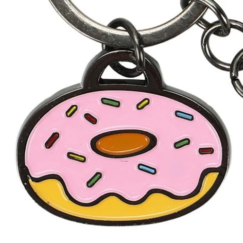 Scooby Doo with Snack Enamel Charm Keychain