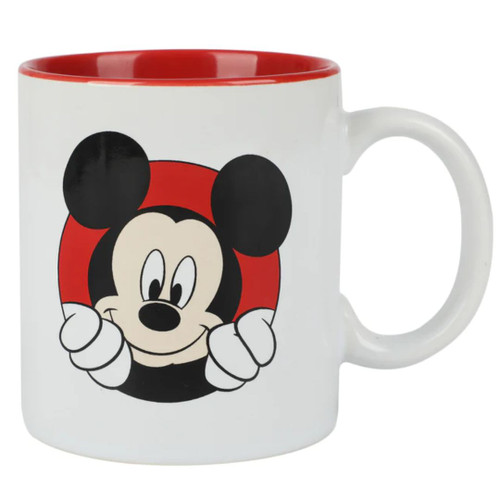 Disney Mickey Mouse Peek-A-Boo Red and White 160z Mug Disney Mickey Mouse Peek-A-Boo Red and White 160z Mug