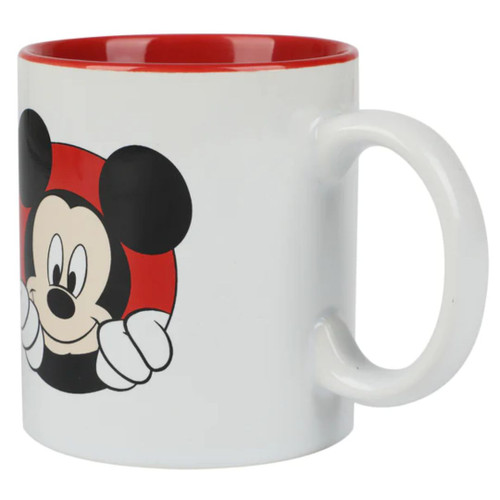 Disney Mickey Mouse Peek-A-Boo Red and White 160z Mug Disney Mickey Mouse Peek-A-Boo Red and White 160z Mug