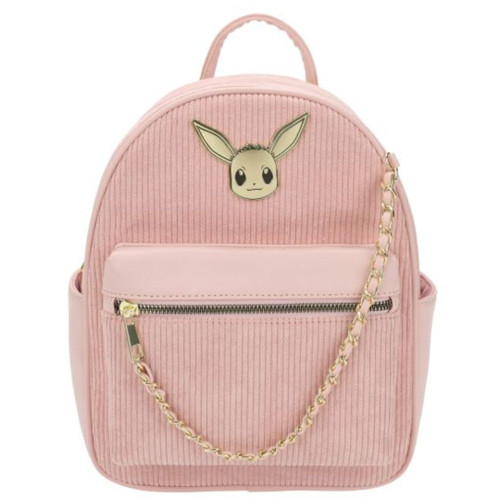 Pokemon Eevee Mini Backpack Pink Corduroy