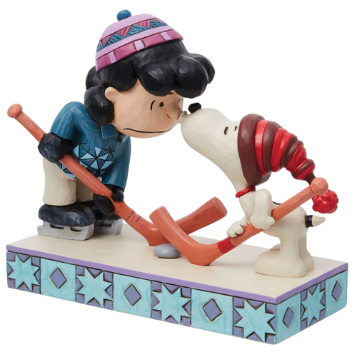 Jim Shore Peanuts Collection "A Surprise Smooch"