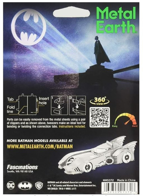Batman Batmobile steel model kit 3