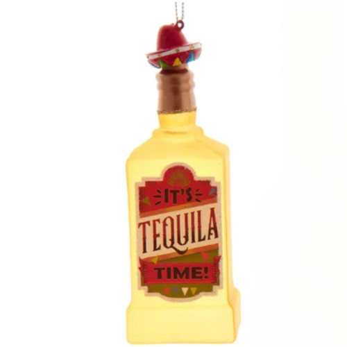  5.125inch Glass Alcohol Bottle Ornaments - Tequila