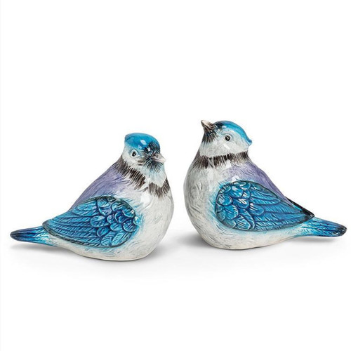 Blue Jay Salt and Pepper Shakers Set Blue Jay Salt and Pepper Shakers Set