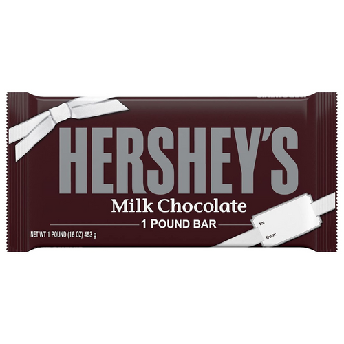 Hershey One Pound Milk Chocolate Bar 