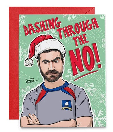 Roy Kent Ted Lasso Holiday Card