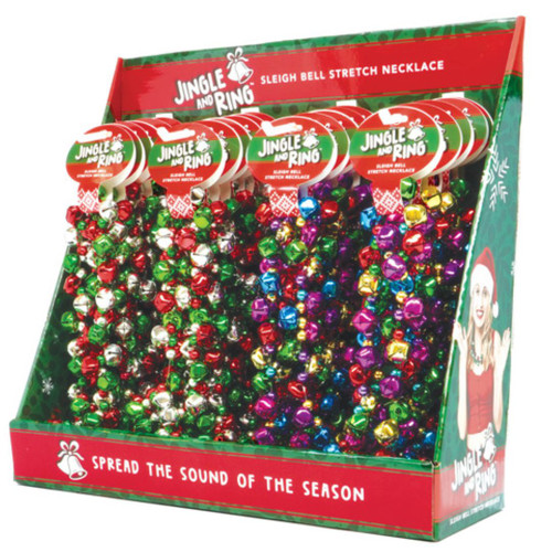 Jingle and Ring Sleigh Bell Stretch Necklace Jingle and Ring Sleigh Bell Stretch Necklace