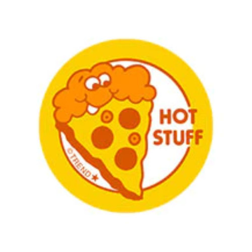 Hot Stuff - Pizza Scent Retro Scratch 'n Sniff Stinky Stickers
