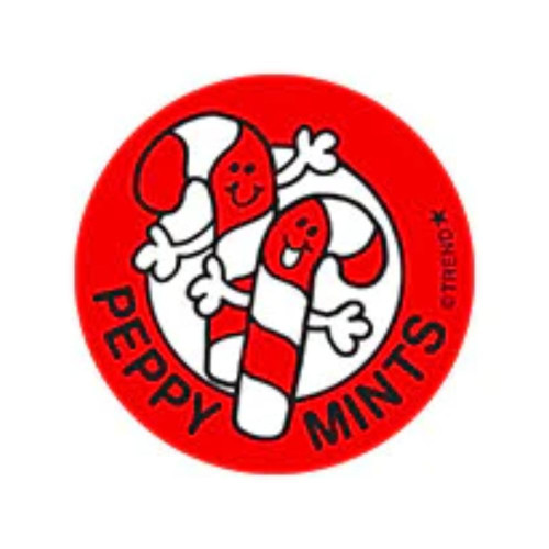 Peppy Mints - Peppermint Scent Retro Scratch 'n Sniff Stinky Stickers Peppy Mints - Peppermint Scent Retro Scratch 'n Sniff Stinky Stickers