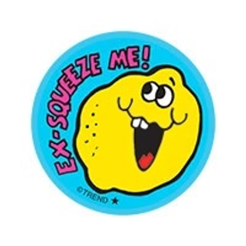 Ex-Squeeze Me! - Lemon Juice Scent Retro Scratch 'n Sniff Stinky Stickers Ex-Squeeze Me! - Lemon Juice Scent Retro Scratch 'n Sniff Stinky Stickers