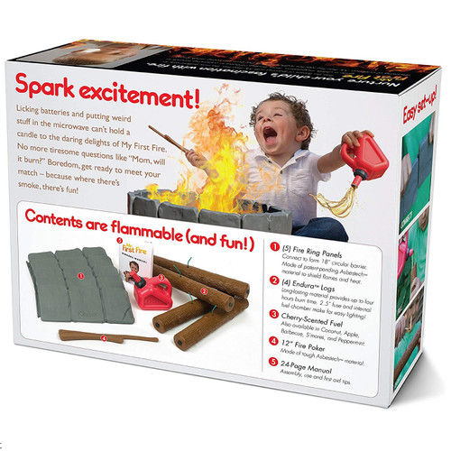 My First Fire - Back of Box