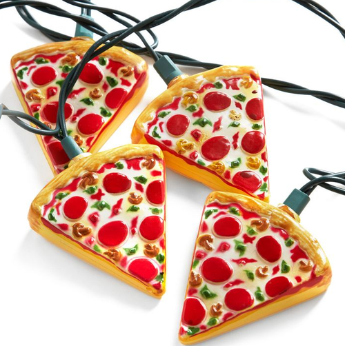 Pizza string lights. Pizza string lights.