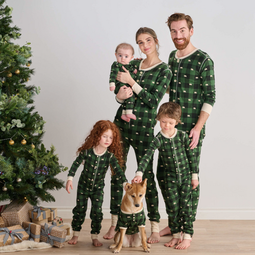 Very Man Mens Family Moose Fairisle Mini Me Christmas Pyjamas