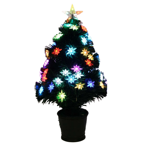 XMas Tree w/MLT LED Stars XMas Tree w/MLT LED Stars