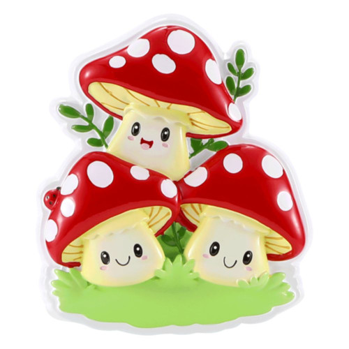Family of 3 - Mushroom Family Personalized Ornament Family of 3 - Mushroom Family Personalized Ornament