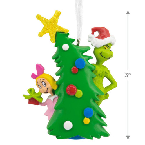 Grinch with Christmas Tree Ornament by Hallmark  Grinch with Christmas Tree Ornament by Hallmark