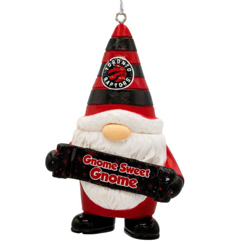 Toronto Raptors Gnome Sweet Gnome Ornament