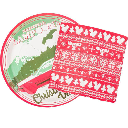 Christmas Vacation 32ct Paper Napkin and Plate Party Pack Christmas Vacation 32ct Paper Napkin and Plate Party Pack