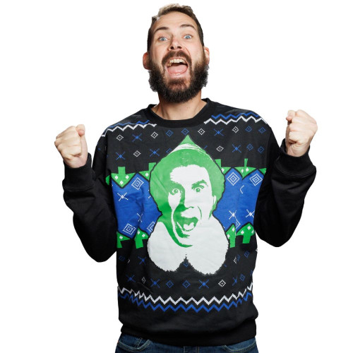 Buddy the Elf Printed Ugly Sweater Buddy the Elf Printed Ugly Sweater
