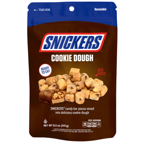 Snickers Cookie Dough Bag