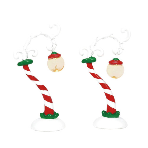 Grinch Street Lights Set of 2 by Department 56