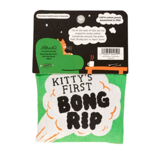 KItty's First Bong Rip - Catnip Toy - Reverse KItty's First Bong Rip - Catnip Toy - Reverse