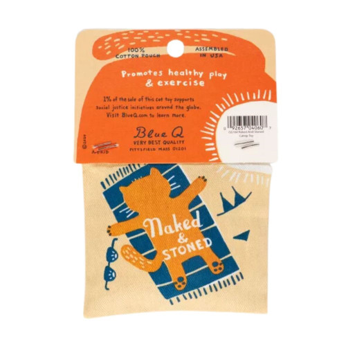 Naked and Stoned - Catnip Toy - Reverse