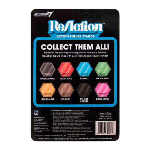 ReAction Figure Stands - Card Back ReAction Figure Stands - Card Back