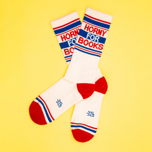 Colour Shot: Horny for Books Socks Colour Shot: Horny for Books Socks