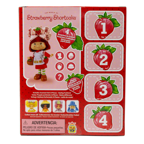 Back of Box - Strawberry Shortcake Fashion Doll Back of Box - Strawberry Shortcake Fashion Doll