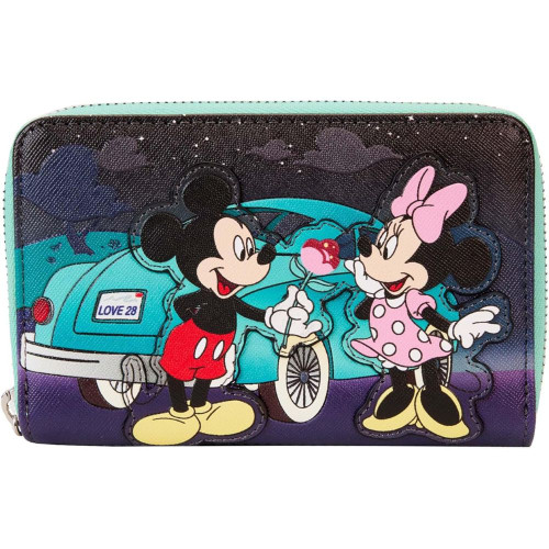 Disney Mickey & Minnie Date Night Wallet by Loungefly - Front