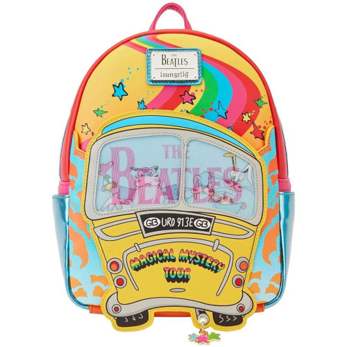Beatles Magical Mystery Tour Bus Backpack by Loungefly - Front