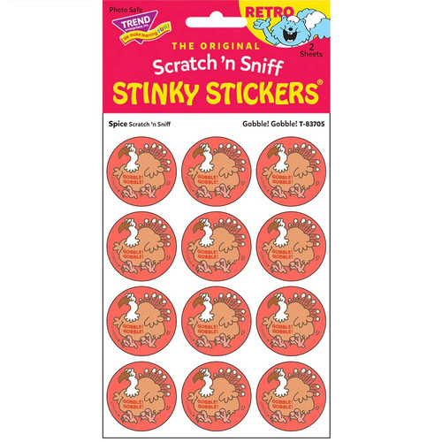 Sticker Sheet - Spice Scent Scratch n Sniff Stickers