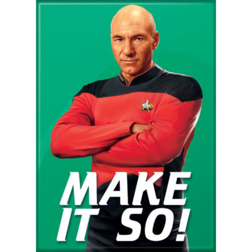 Make It So Star Trek Magnet