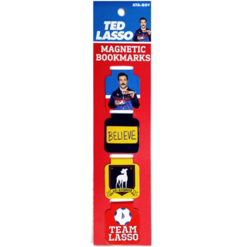 Ted Lasso Magnetic Bookmarks Set of 4 Ted Lasso Magnetic Bookmarks Set of 4