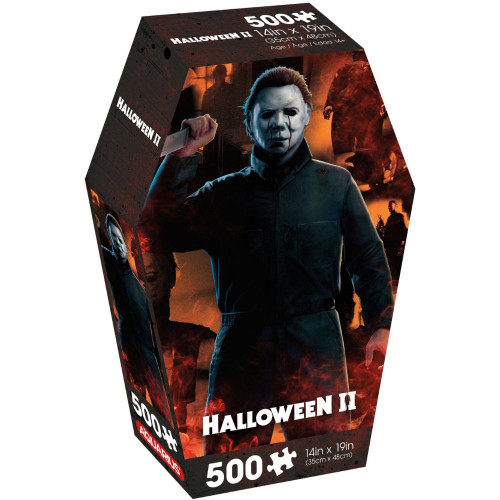 Halloween II 500pc Puzzle in Coffin-Shaped Box