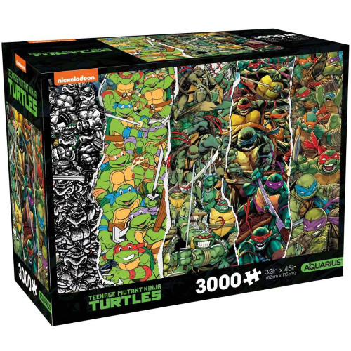 Teenage Mutant Ninja Turtles 3000 Piece Jigsaw Puzzle by Aquarius