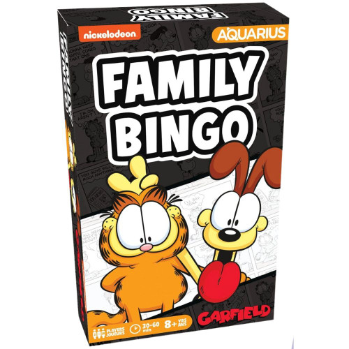 Garfield Family Bingo Game Garfield Family Bingo Game